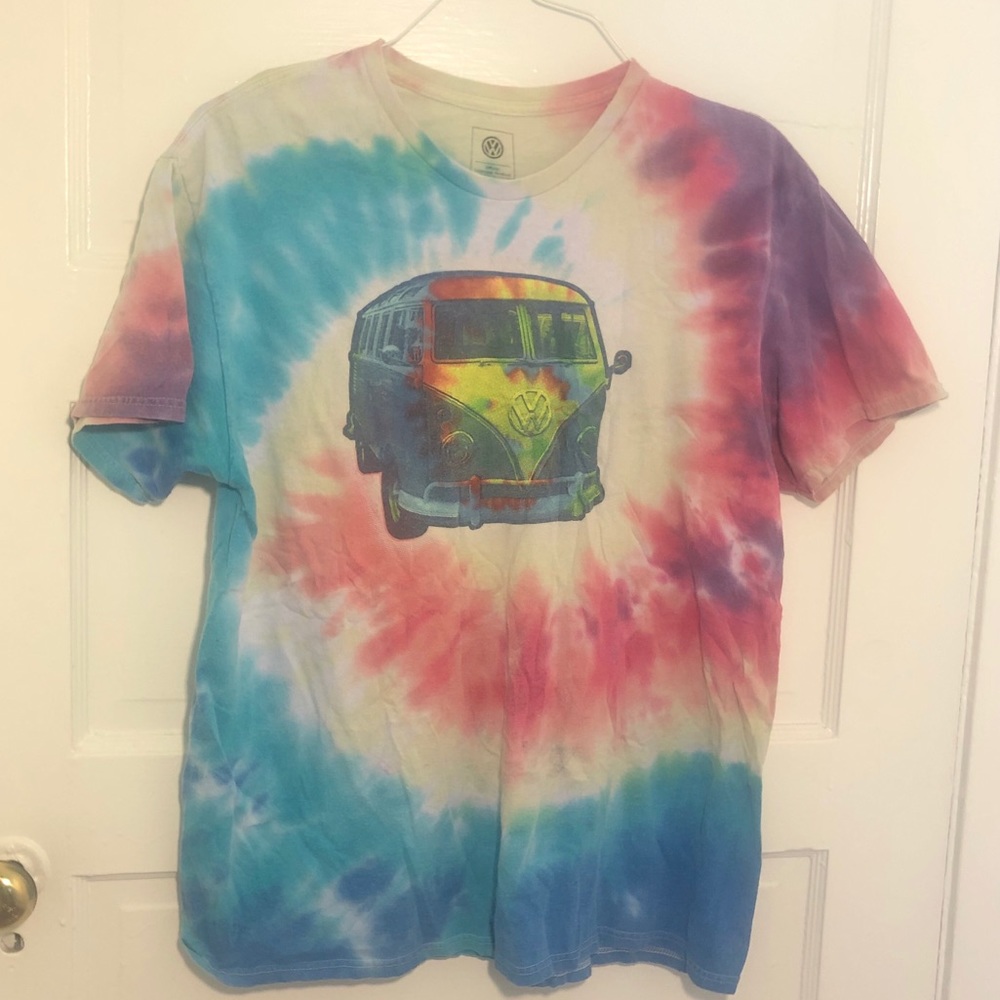 Hippie VW Bus Tie Dye T-shirt